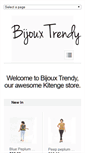 Mobile Screenshot of bijouxtrendy.com