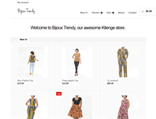 Tablet Screenshot of bijouxtrendy.com